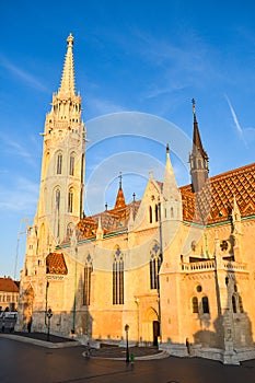 St Matthias church at Buda Castle , Budapest photo